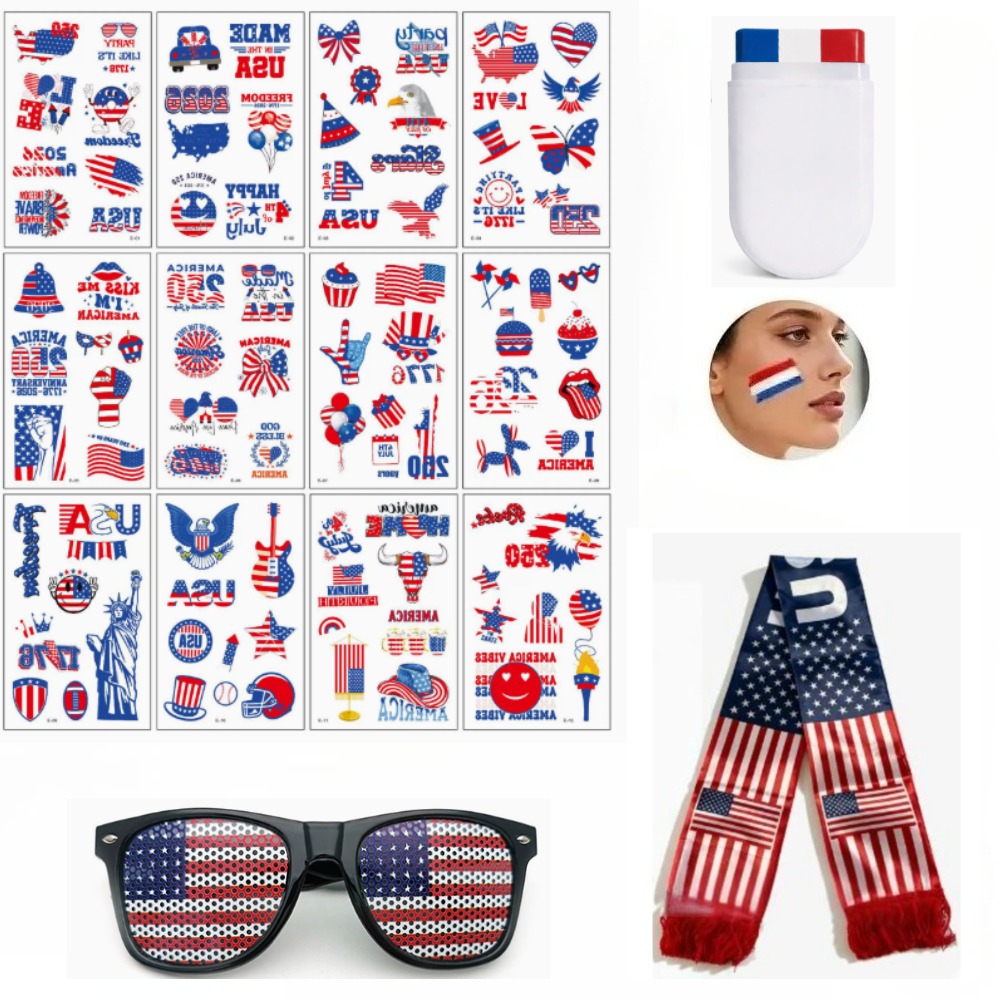 Party Games Usa - Kit de Aficionado Patriótico de EE.