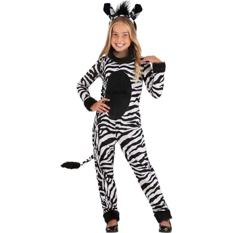 Zoo Party Games - Disfraz de cebra para niñas con