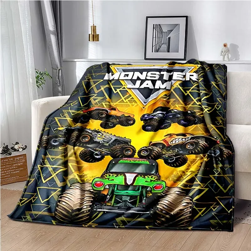 Manta de sofá con diseño de ca - Hot Wheels Car Monster Trucks reseña y precio